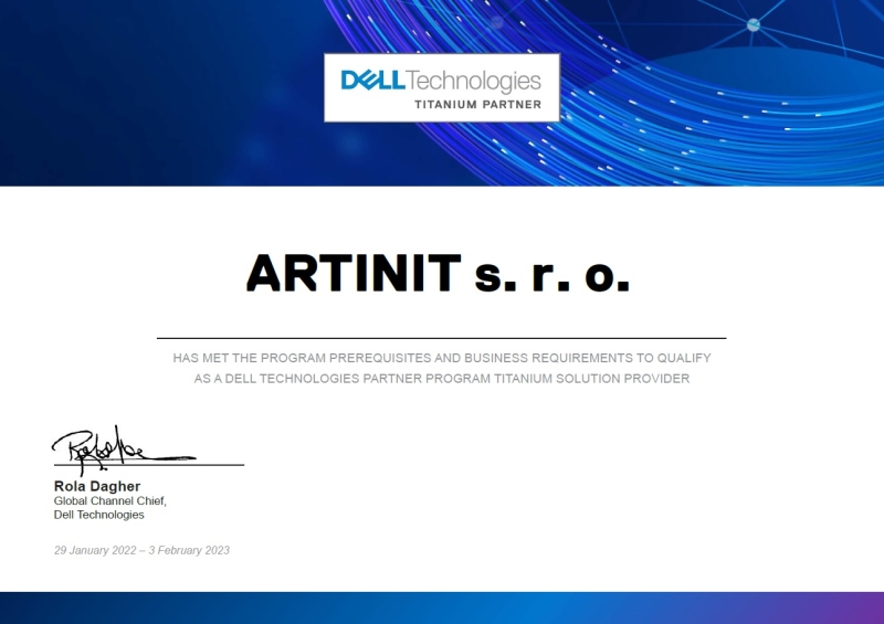 Dell titanium partner